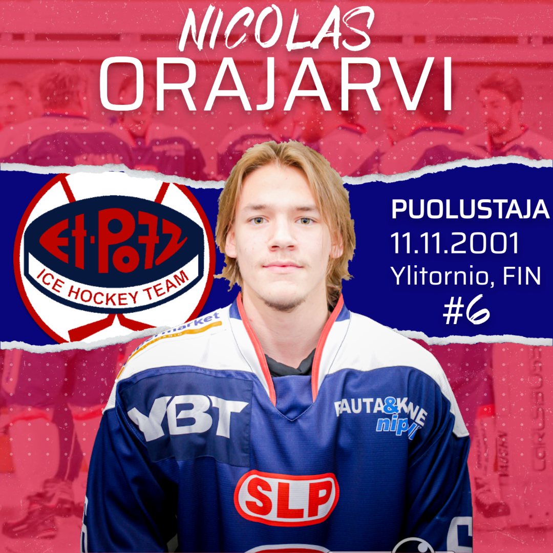 SOPIMUSUUTISIA - Nicolas Orajärvi jatkaa Et-Pon riveissä