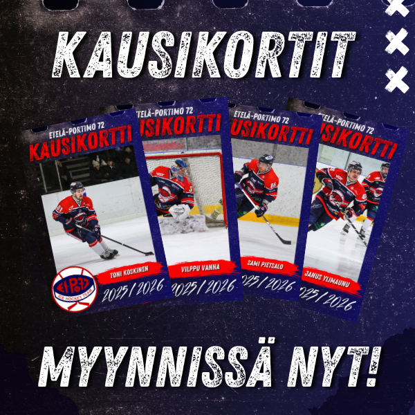 Kausikortit myynnissä kaudelle 2025 / 2026
