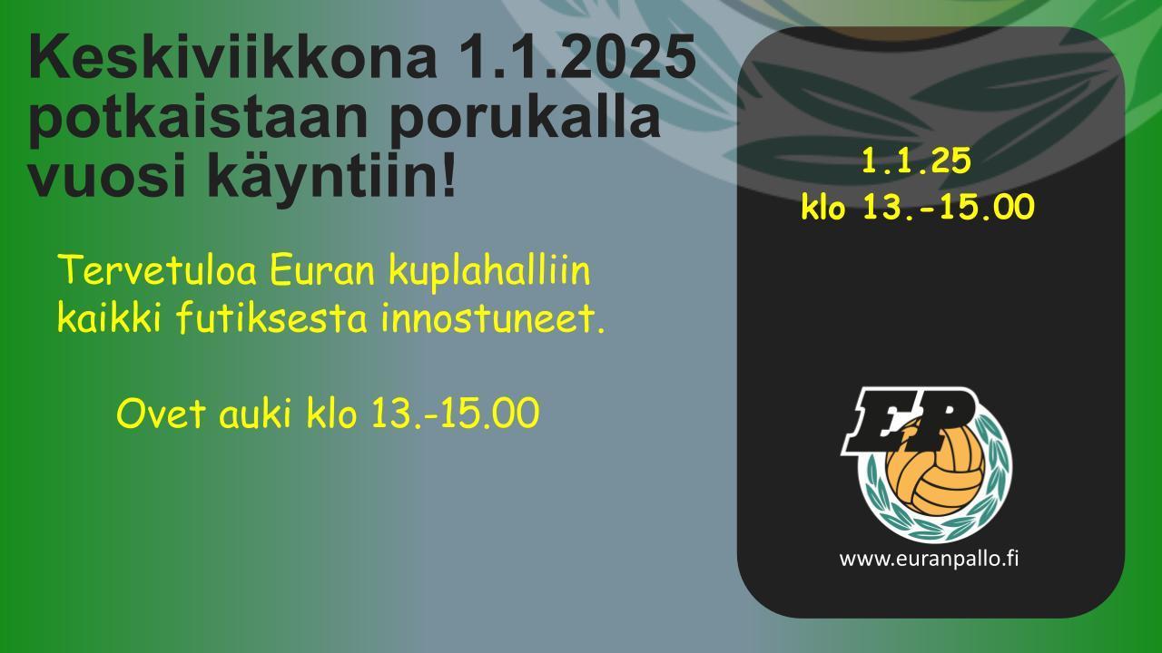 Potkaistaan porukalla vuosi 2025 käyntiin!