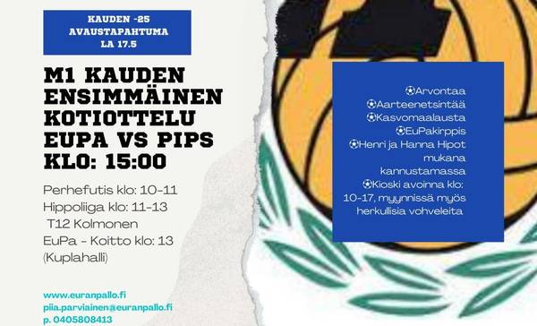 Kauden 2025 avaus lauantaina 17.5.