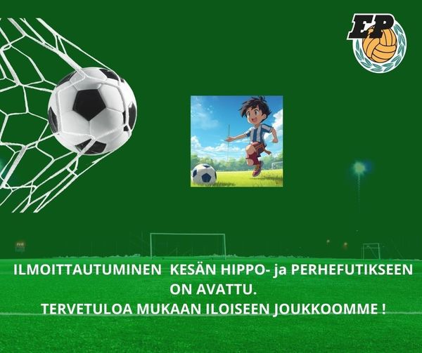 Ilmoittautuminen kesän Perhe- ja Hippofutikseen on avattu!