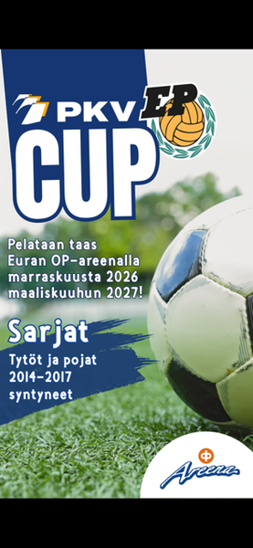 PKV-CUP starttaa jälleen marraskuussa!