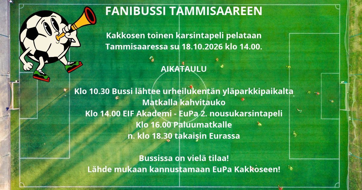 FANIBUSSI TAMMISAAREEN