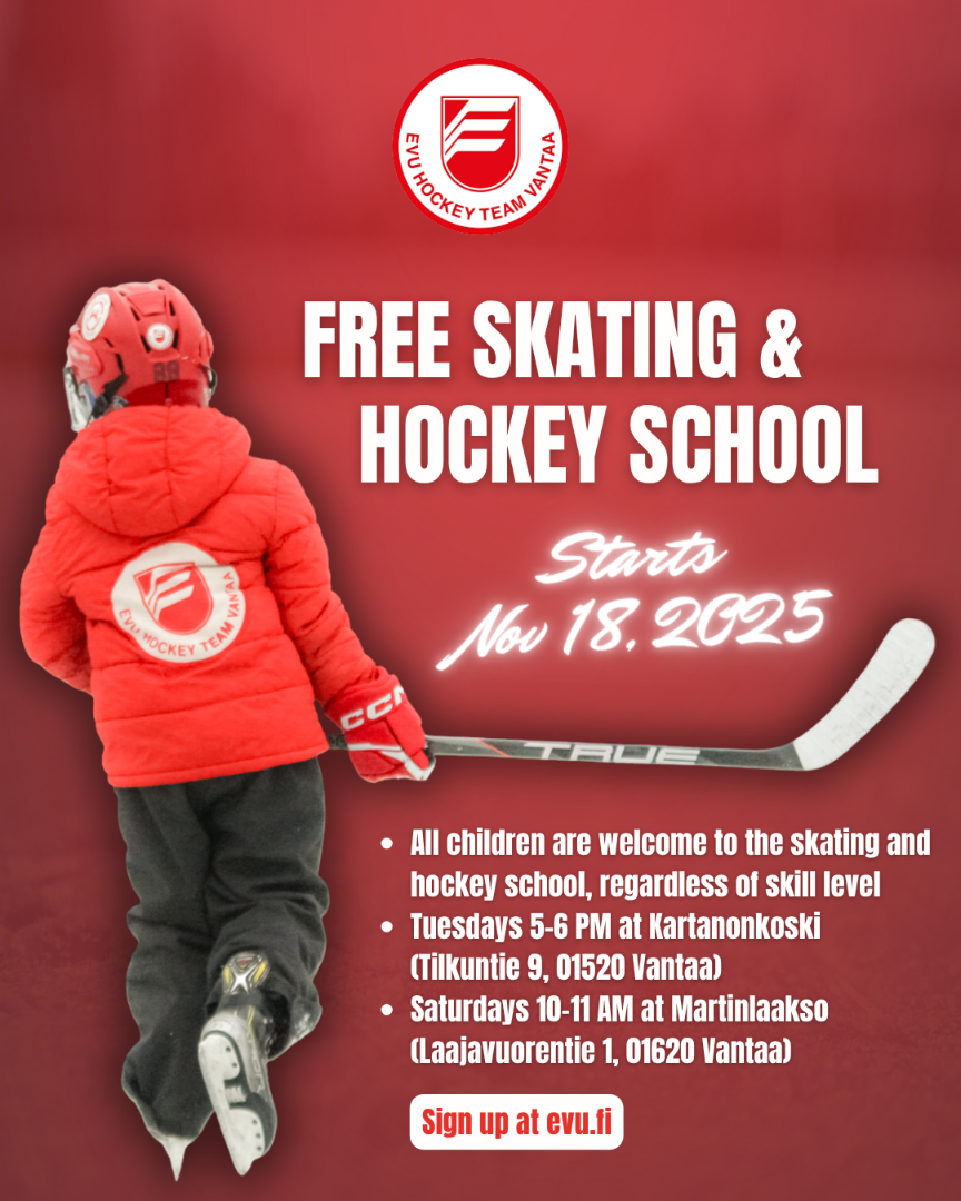 Free skating and hockey school