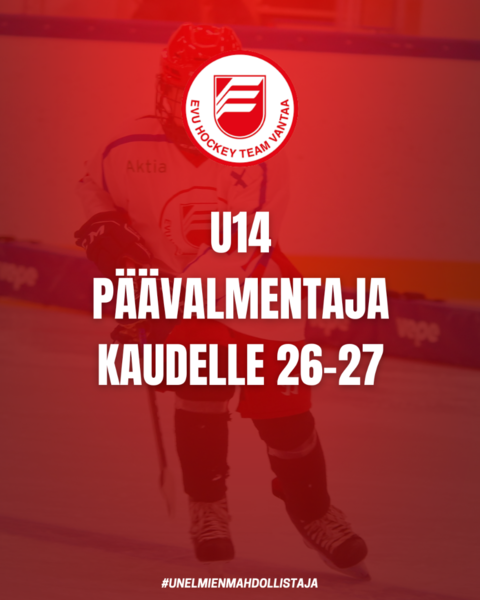 U14 Päävalmentaja kaudelle 26-27