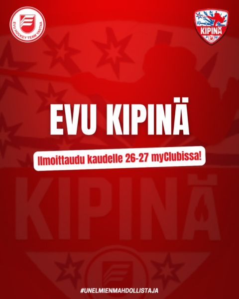 EVU Kipinä kaudella 2026-2027