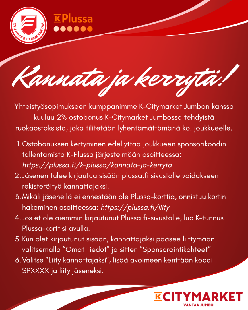 K-Citymarket Jumbo: Kannata ja kerrytä