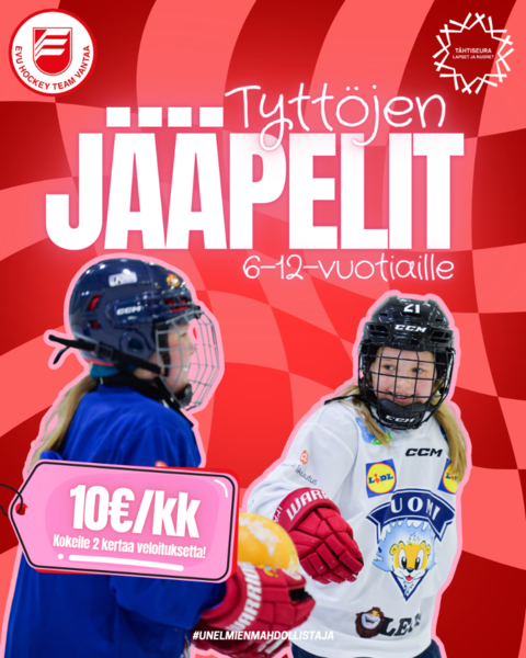 Tyttöjen jääpelit – Uusi ryhmä tytöille!