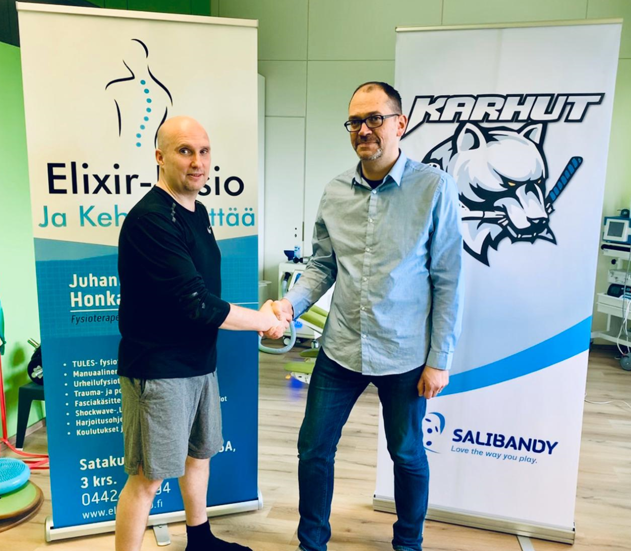 Karhut ja Elixir-Fysio yhteistyöhön