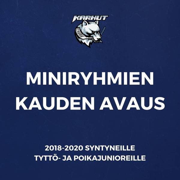 ​Miniryhmien 2018-2020 kauden avaus lauantaina 23.8.2025 ja 30.8.2025 Momentumilla