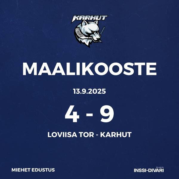 Maalikooste Loviisan Tor - Karhut