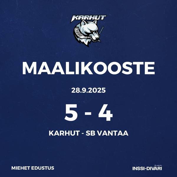 Maalikooste Karhut - SB Vantaa