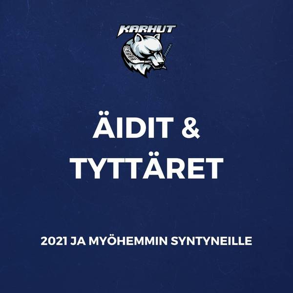 Äidit & Tyttäret -salibandykerho torstaisin klo 17:15-18:00