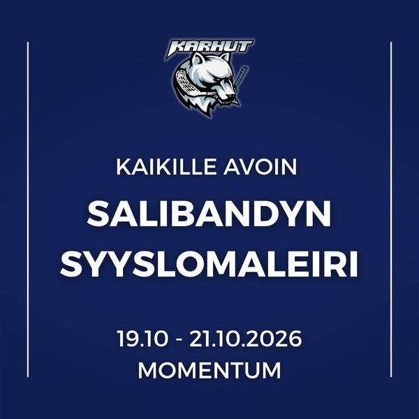 Syysloman salibandyleiri 2026