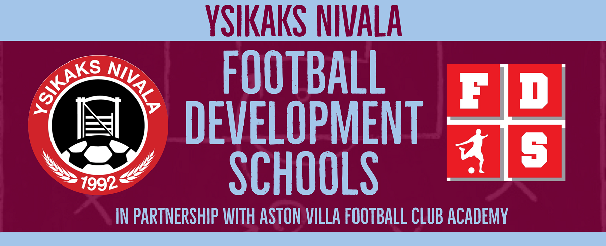 FDS-Aston Villa jalkapalloleiri Nivalassa DEN-areenalla 27.-30.6.2023. Ilmoittautuminen on päättynyt