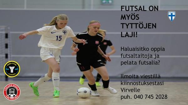 Futsal on myös tyttöjen laji! 