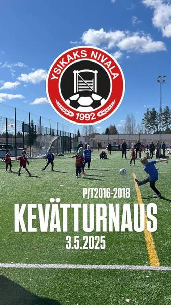 Nivalan kevätturnaus järjestetään jälleen toukokuussa 2025!