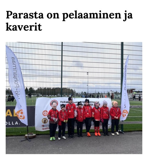 Parasta on pelaaminen ja kaverit