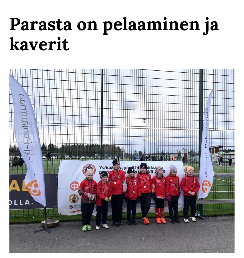 Parasta on pelaaminen ja kaverit