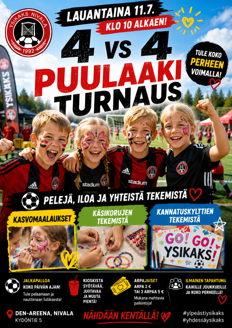 11.7 klo 10 4vs4 turnaus