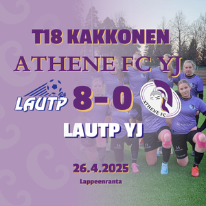 Athene YJ:lle tappio Lappeenrannasta