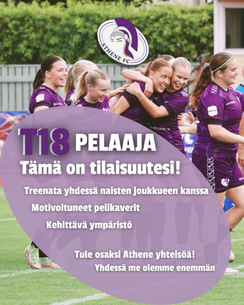 T18 pelajaa - Tämä on tilaisuutesi!