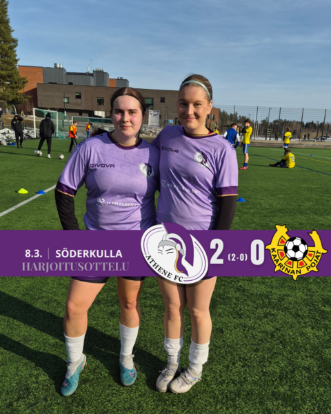 Athene FC hallitsi Söderkullan sunnuntaita