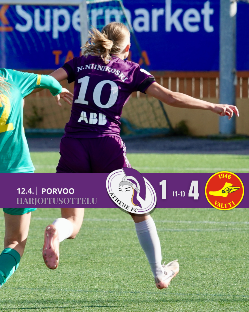 ”Tästä saimme arvokasta oppia sarja-avaukseen” – Athene FC haastoi Valtin kenraaliharjoituksessa