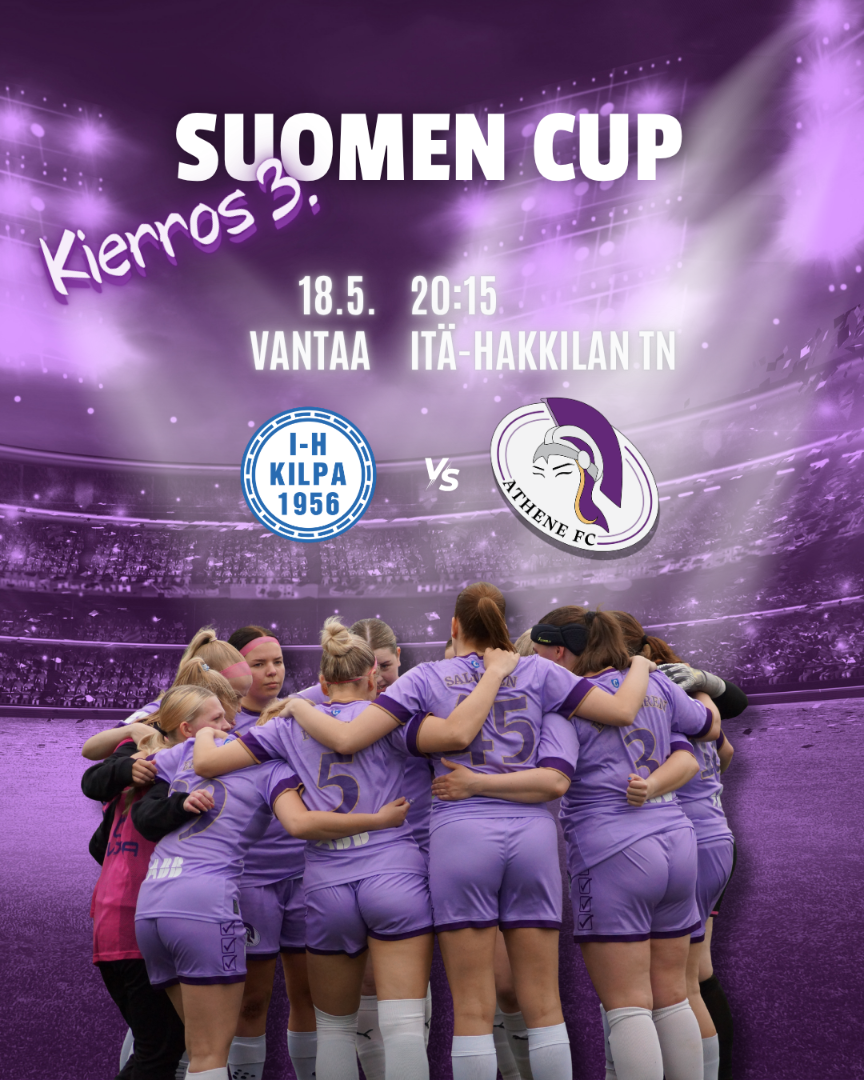 Cup-juna starttaa – Athene FC hakee paluuta voittokantaan maanantai-illassa