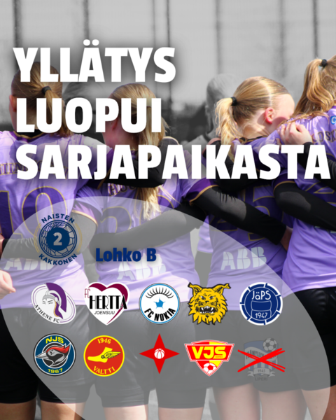 Muutoksia lohkon sarjaohjelmaan: Ylämyllyn Yllätys luopuu sarjapaikastaan