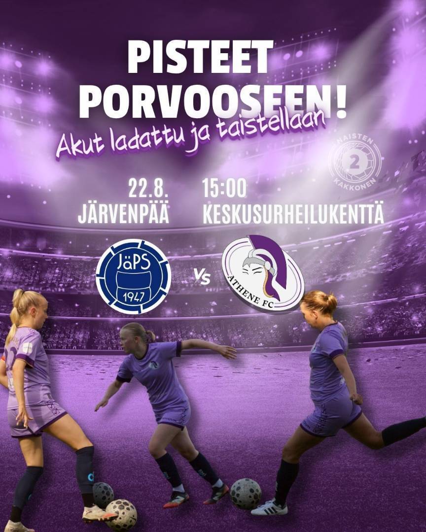 "Pari viikkoa treenattu hyvin" – Athene FC hakee hyökkäyspäähän tehoja Järvenpäästä