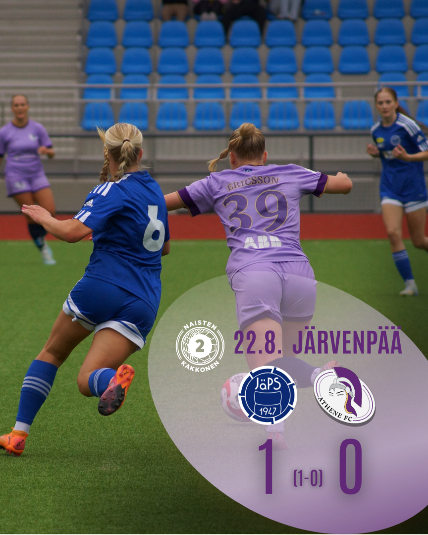 Pallolla uskallettiin pelata, mutta tehot jäivät piippuun – Athene FC:lle katkera tappio Järvenpääsä