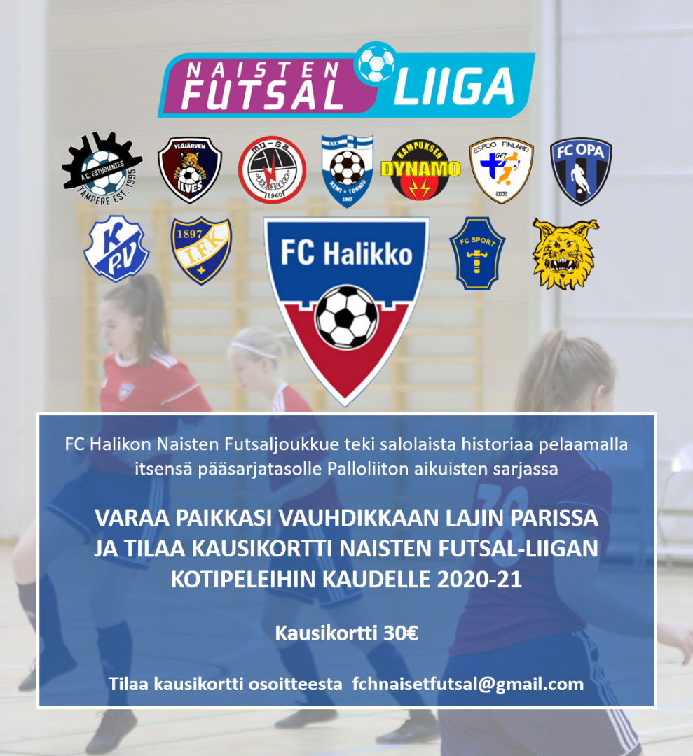 Naisten Futsal-Liigan kausikortit nyt saatavilla