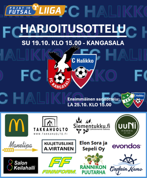 FUTSAL P19 - VIIMEINEN HARKKAPELI ENNEN KAUDEN ALKUA