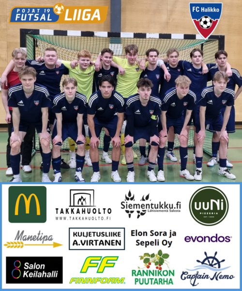 FUTSAL P19 - JOUKKUE VARMISTI LOHKOVOITON SM-SARJASSA JA SAMALLA PAIKAN LOPPUTURNAUKSESSA