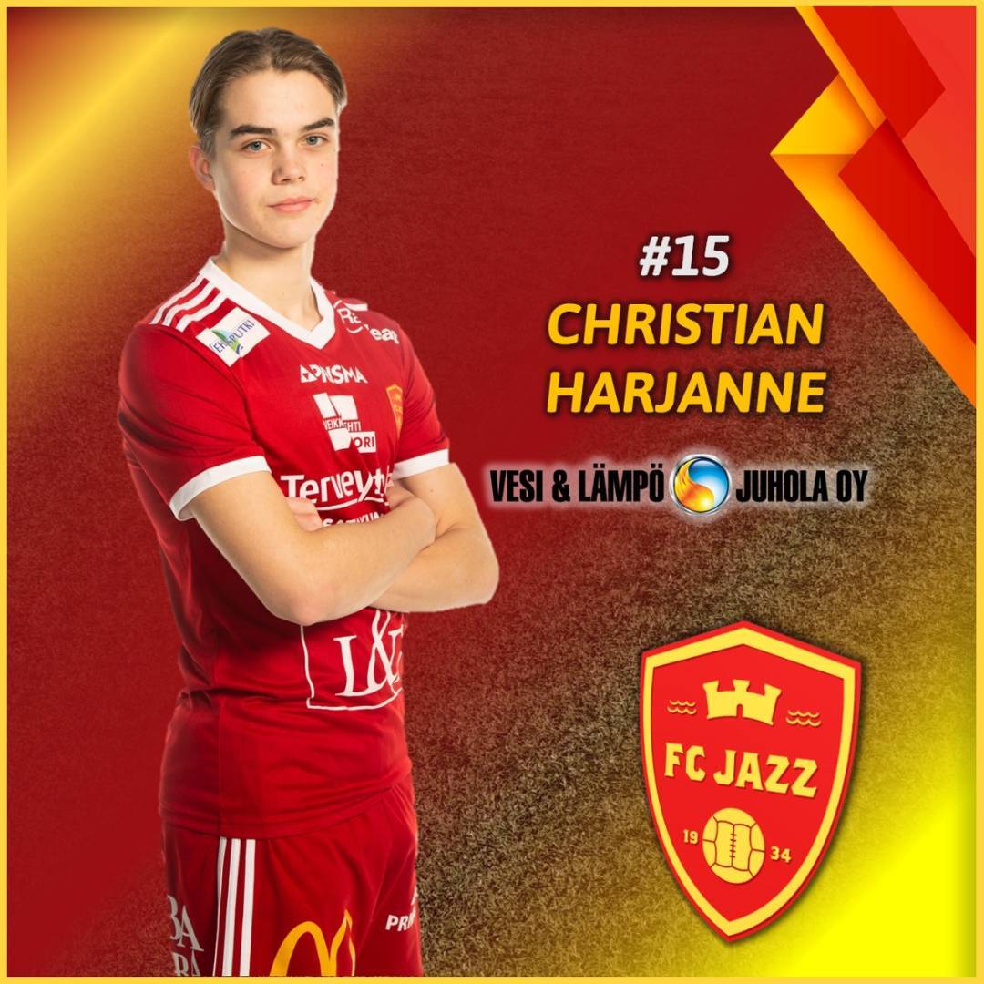 Christian Harjanne U18-maajoukkueleirille