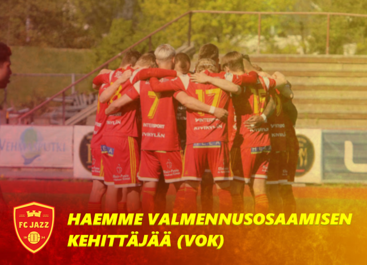 FC Jazz hakee valmennusosaamisen kehittäjää (VOK) päätoimiseen työsuhteeseen