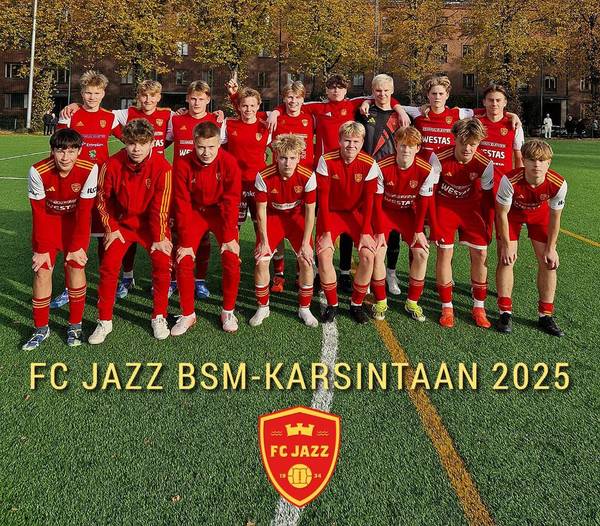 FC Jazz P17 lunasti nousujohteisen syksyn päätteeksi paikan ikäluokan BSM-karsintasarjaan 2025