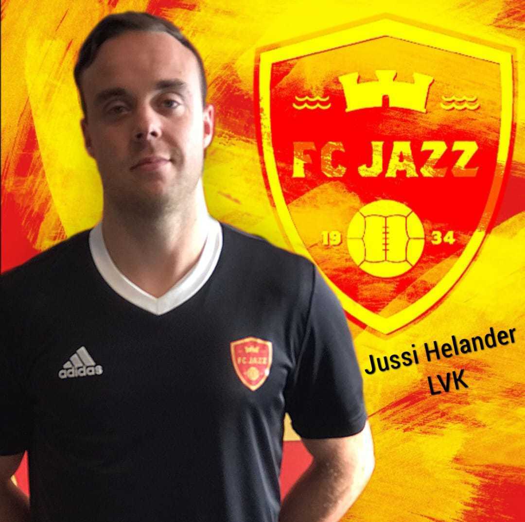 Jussi Helander valittu FC Jazzin Lapsuusvaiheen Kehittäjäksi (LVK)