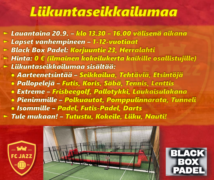 Liikuntaseikkailumaa jatkuu syksyllä
