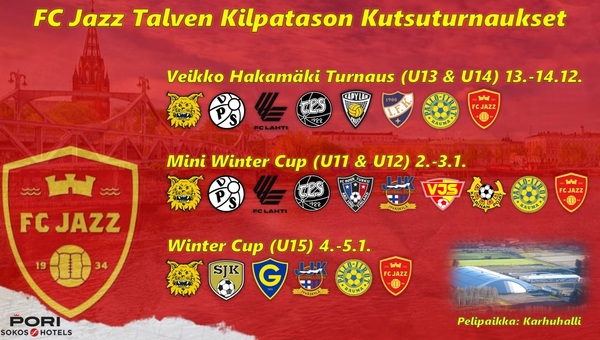 ​FC Jazz - Talvikauden kilpatason kutsuturnaukset