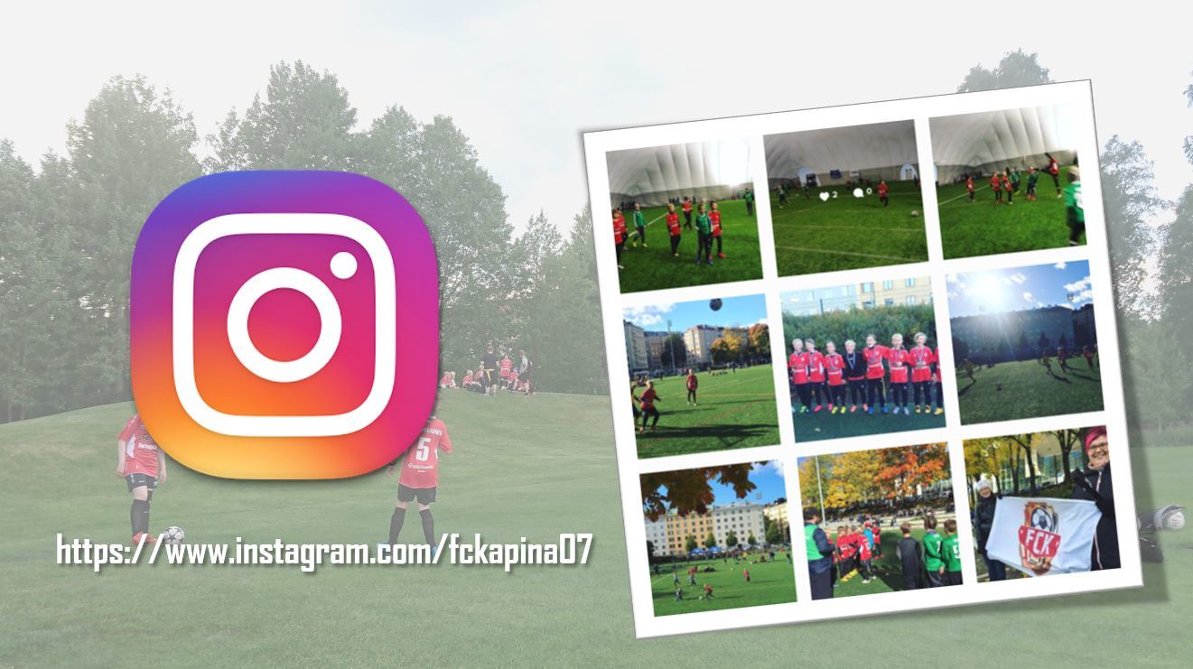 FC Kapina 06-07:lla on oma Instagram-tili
