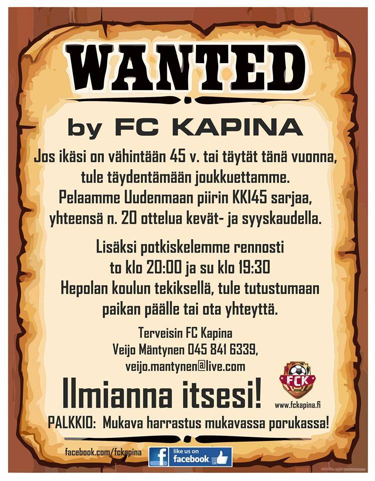 Wanted! :-)