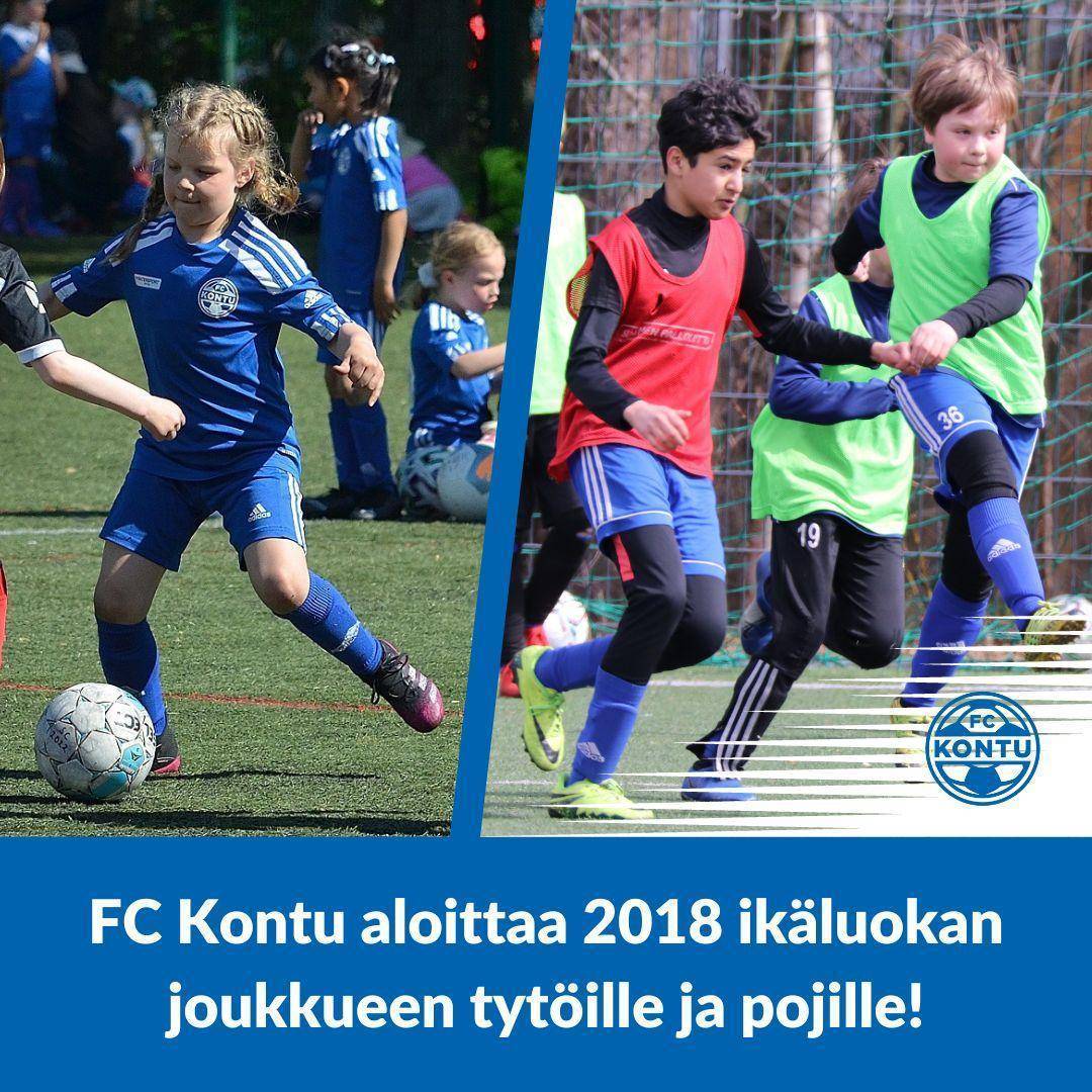 FC Kontu perustaa 2018 syntyneiden ikäluokan tytöille ja pojille!