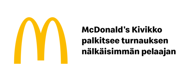 McDonald`s Kivikko palkitsee 20.4.24 LystiCup turnauksen nälkäisimmät pelaajat