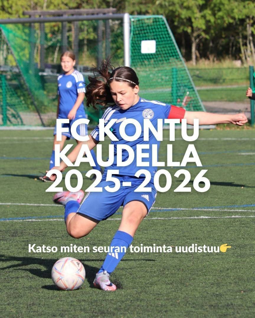 Tavoitteellinen ja menestyvä FC Kontu - Uudistuksia kaudelle 2025-2026