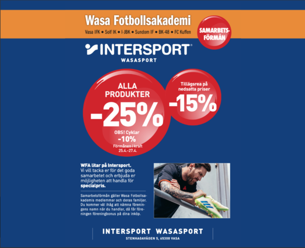 Föreningsdagar på Intersport Wasasport
