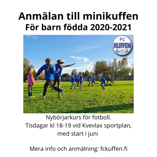 Fotbollsskola för 5-6 åringar