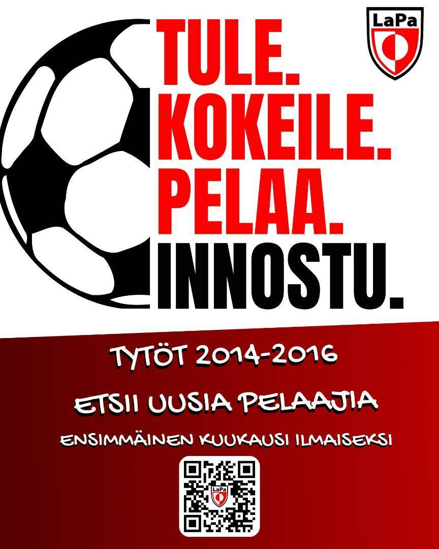 TYTÖT 2014-2016 ETSII UUSIA PELAAJIA