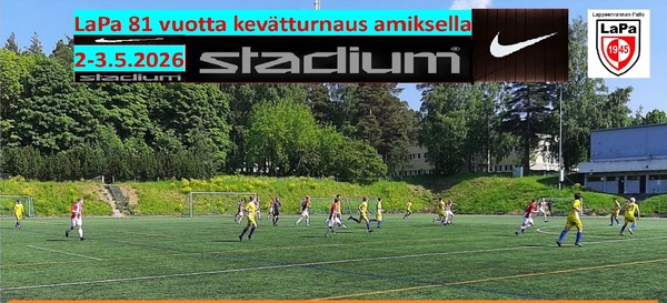 LaPa 81v kevätturnaus amiksella 2-3.5.2026